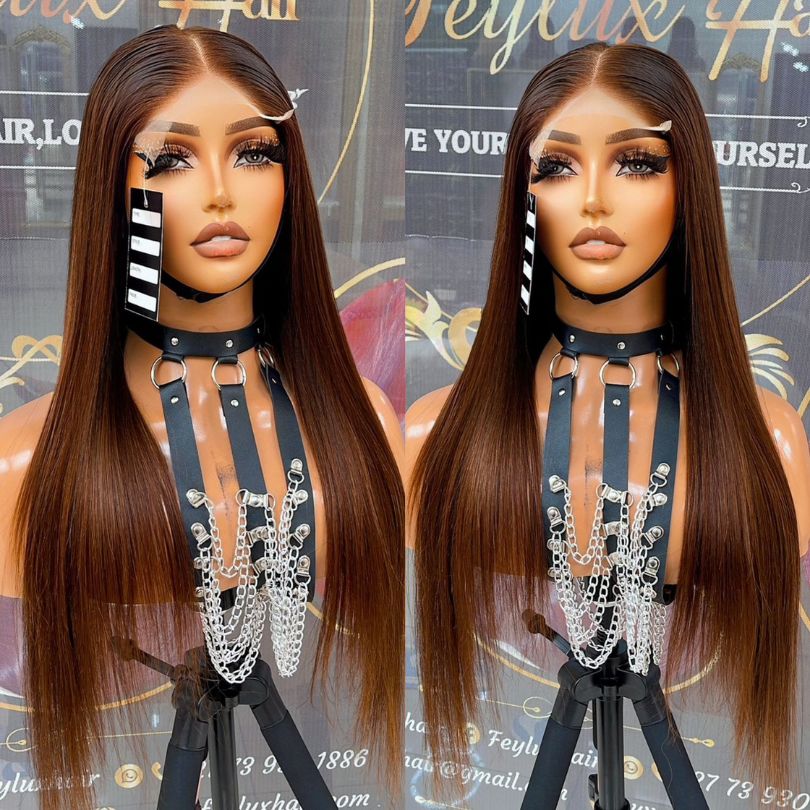 24 inch, 5x5 Glueless DD Closure Wig