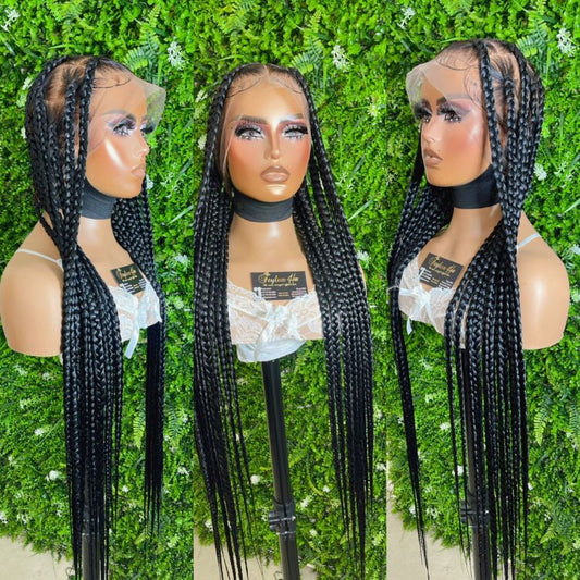 360 Box Braids Wig