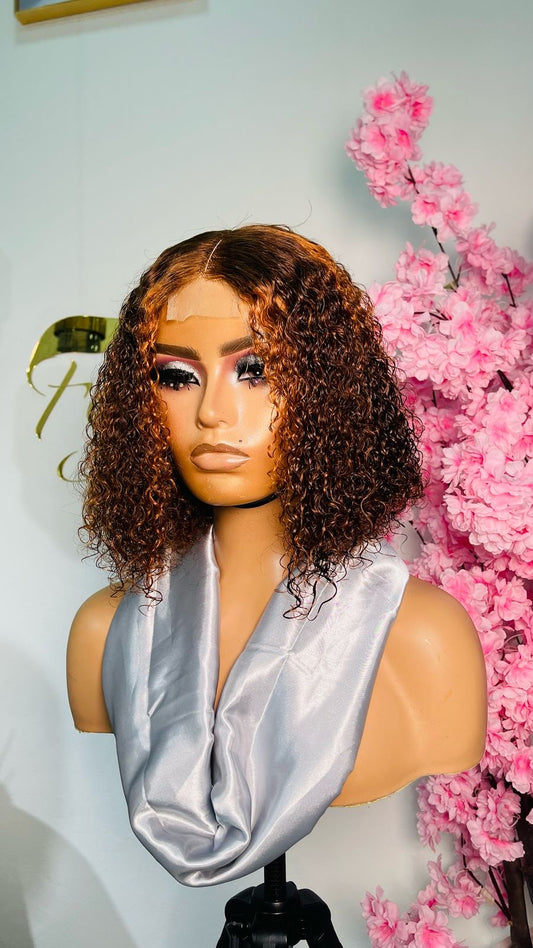 10” Jerry Curly Highlight Wig