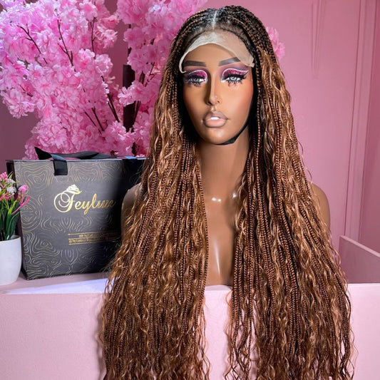 Goddess Choco Glueless Braids